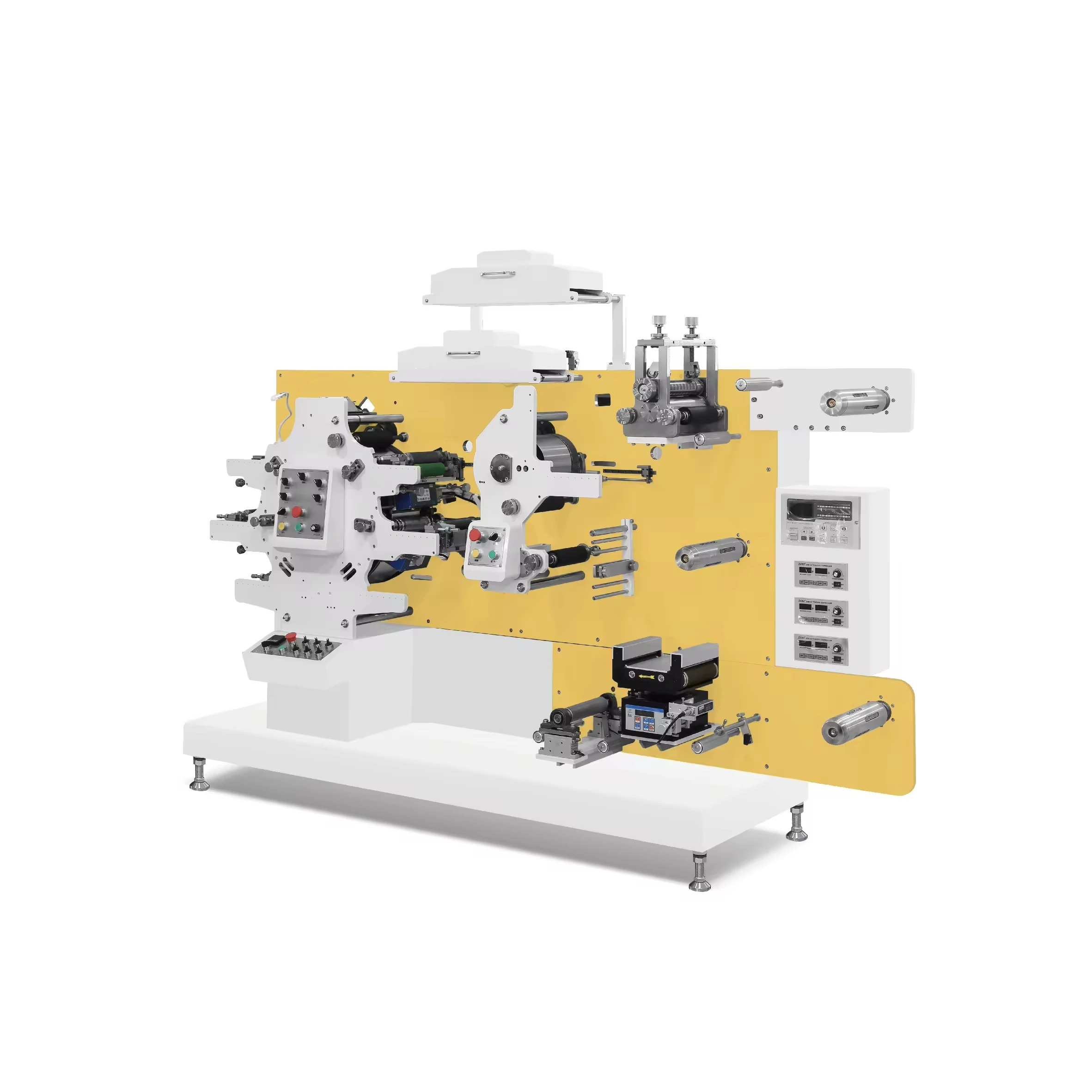 Automatic Paper Tag Garment Wash Care Label Flexo Printing Machine Adhesive Sticker Label Flexo Flexographic Printer