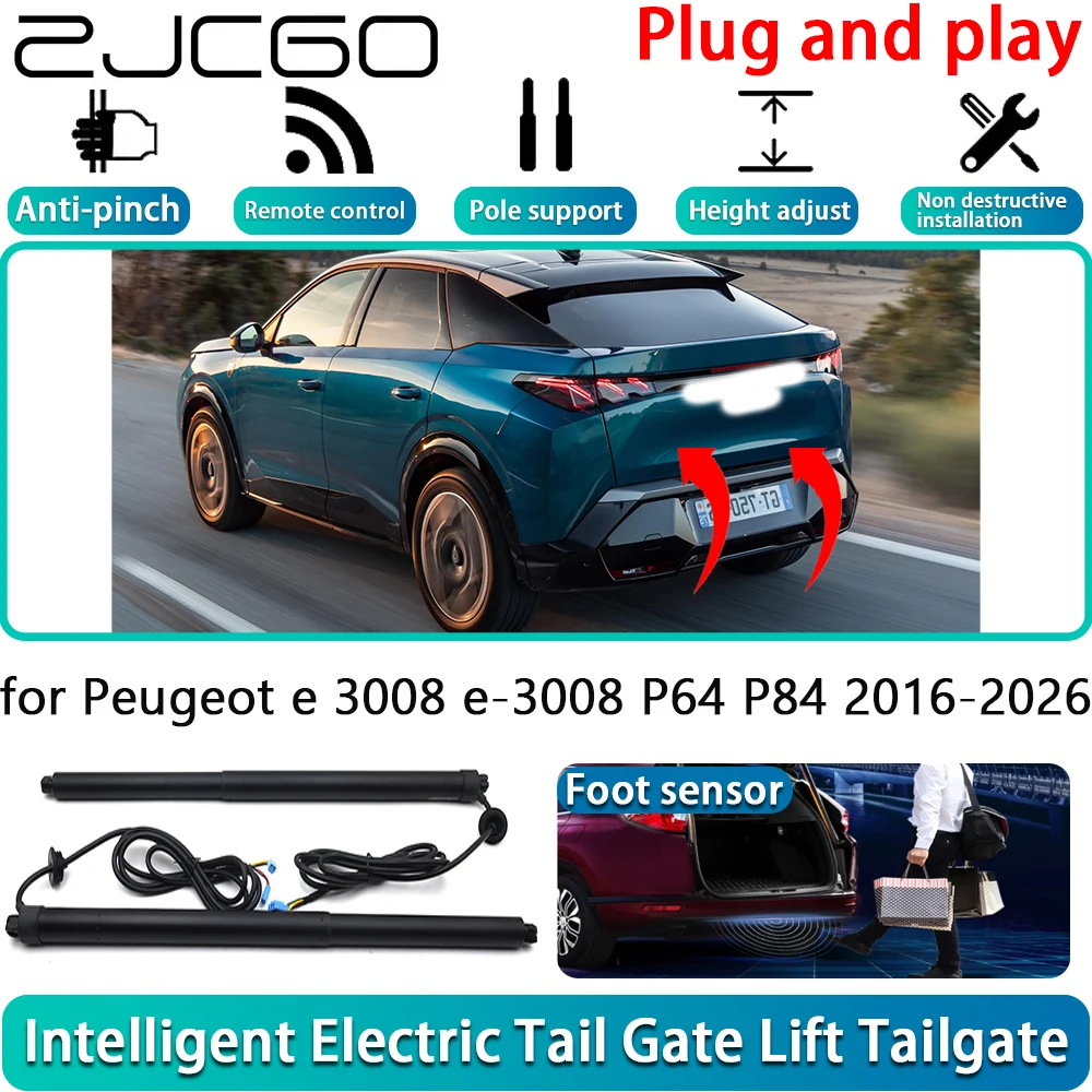 

for Peugeot e 3008 e-3008 P64 P84 2016-2026 Electric Powered Tailgate Power Liftgate Automatic Tailgate System With Foot Sensor