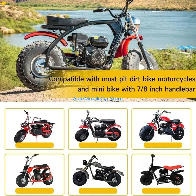 G8TE Ergonomic All Terrain Vehicle Throttles Cable Assembly Featuring Combined Accelerator Mount And Safety Cutoff Switches