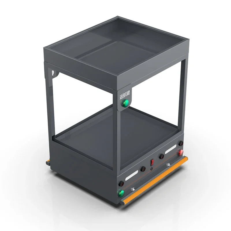 

50kg AGV intelligent handling trolley, unmanned automatic navigation, two-way magnetic stripe tracking transportation