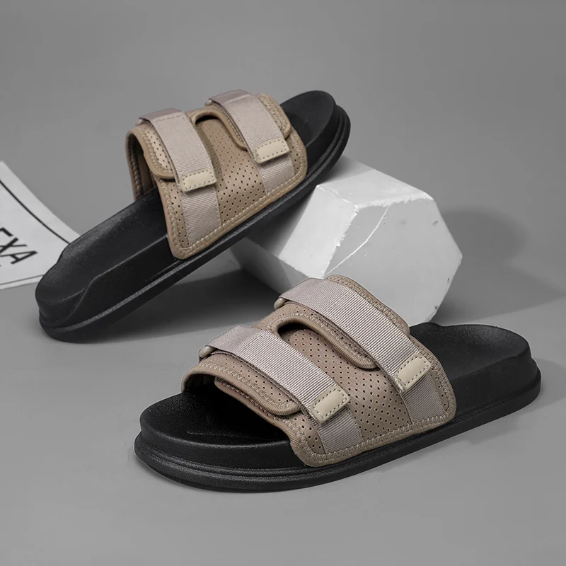 Comfortable Breathable Anti Slip Footwear Autumn New Men's Casual Shoes Wear Resistant Heightening Male Sneakers Outdoor Sandals