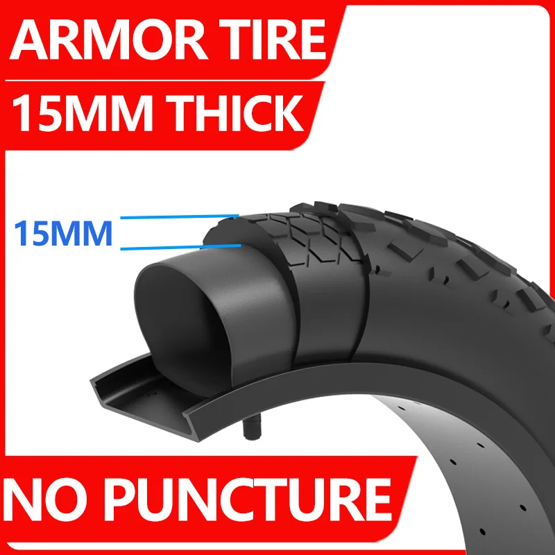 

20×4.0 Tire Insert, Puncture Proof Bicycle Tube Protector, No Flat Bike Tire Liner, Stops Flats from Thorns and Goatheads