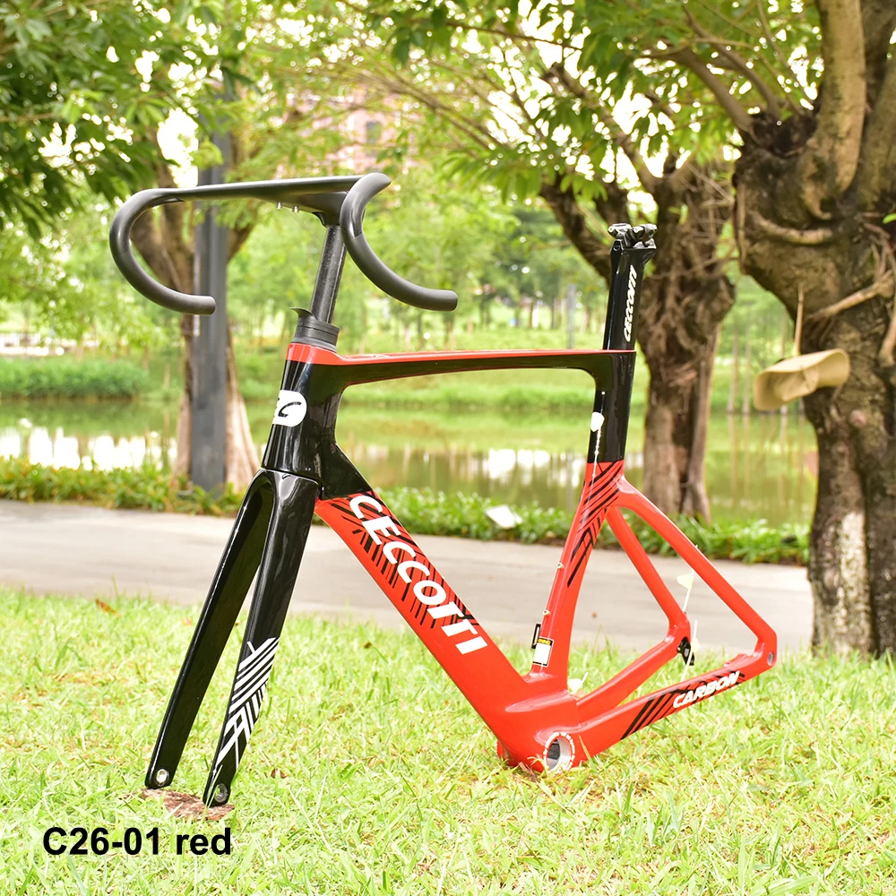 Carbon Road Bike Frame with Full Hidden Cable Line, T47 Disc Brake, Handlebar Frameset, Race Bike, DPD Shipping, New