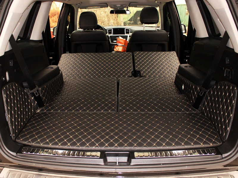 Special car trunk mats for Mercedes Benz GLS 400 7 seats 2019-2016 cargo liner mat boot carpets for GLS400 2017,Good quality!