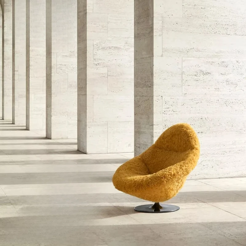 

Luxury Handmade Villa Living Room Chair Modern Colorful Revolving Lounge Chair