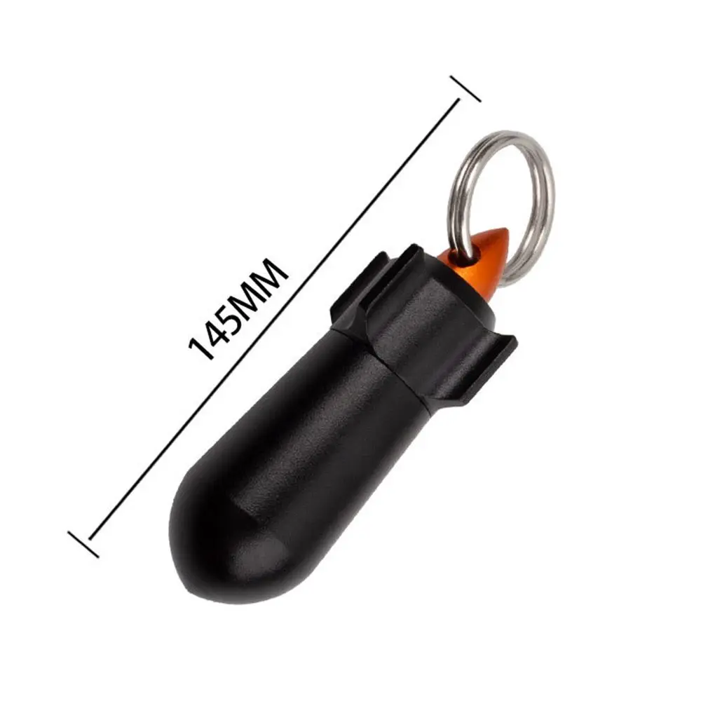 EDC Mini capsula esterna vitamina assistenza sanitaria portachiavi portapillole in alluminio scatola portapillole bottiglia per pillole