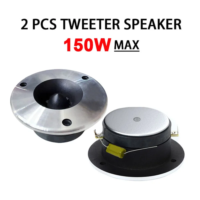 

2 Pcs Car Audio Speakers Max. Power 150W HI-FI 4 inch Titanium Tweeter Full Range Frequency Automotive Music Car Speakers