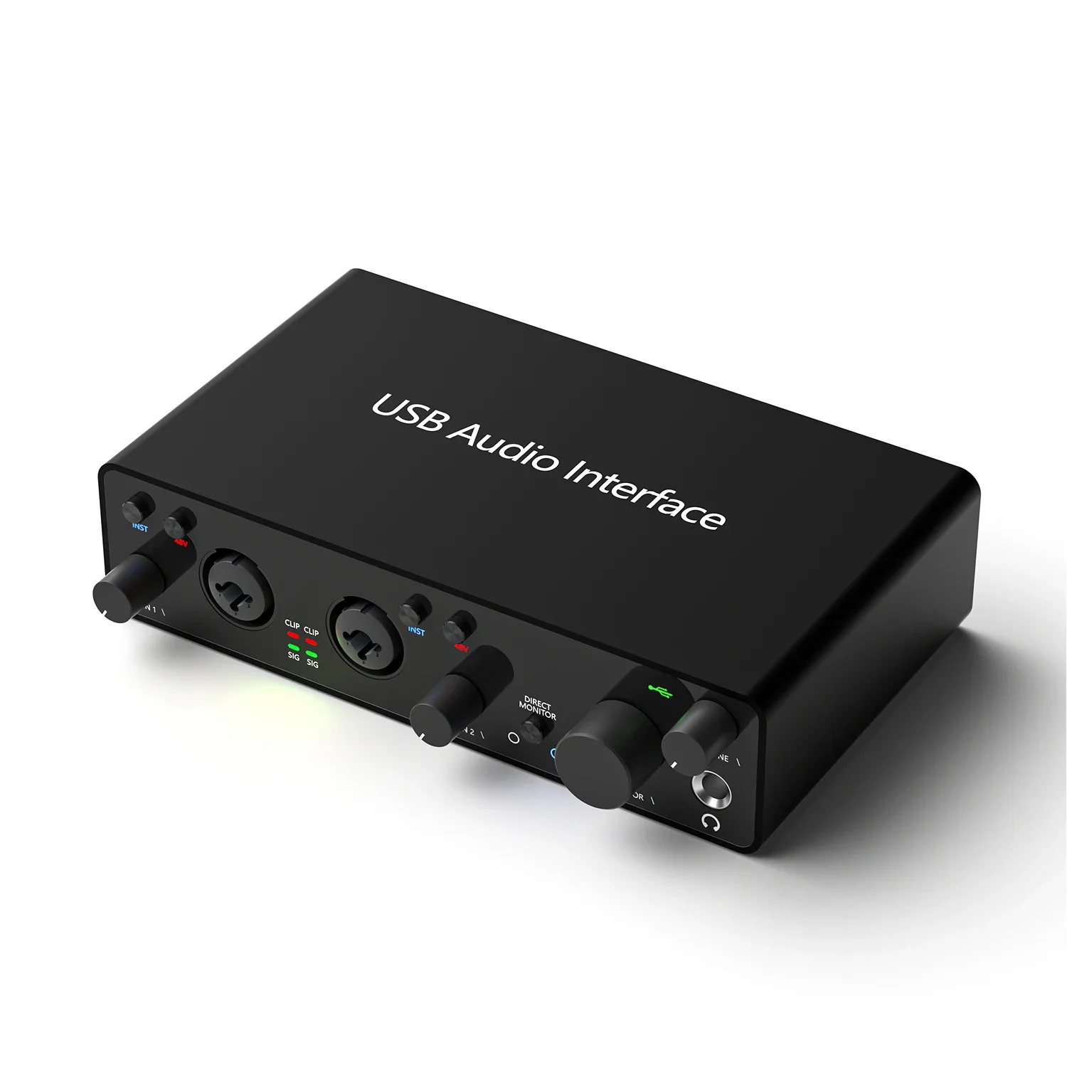 Factory Low Price Hot Sell Customizable 192KHz USB Audio Interface Sound Card Convertisseur Audio to USB Audio Converter