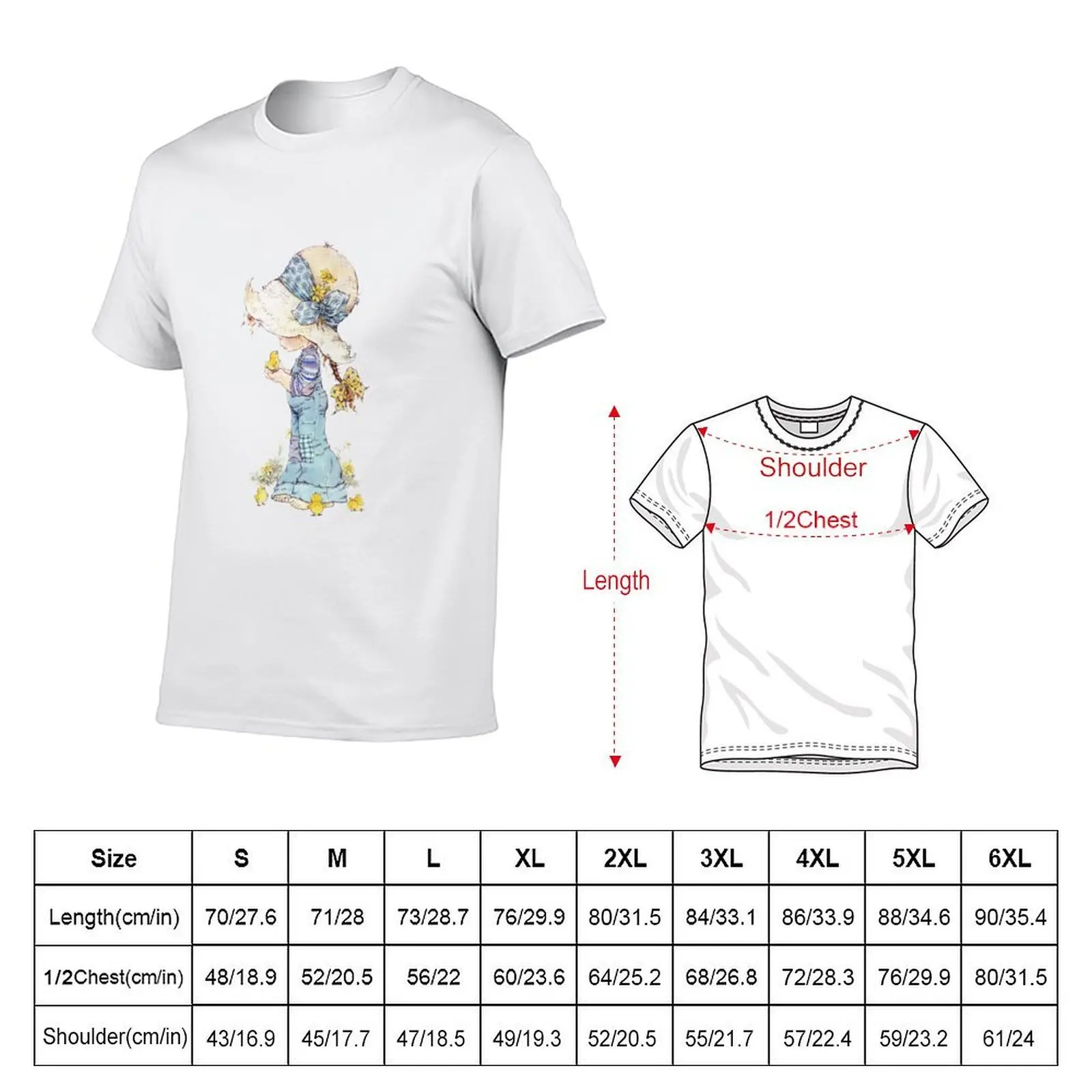 Sarah Kay with chick T-Shirt heavyweights cute clothes fruit of the loom mens t shirts