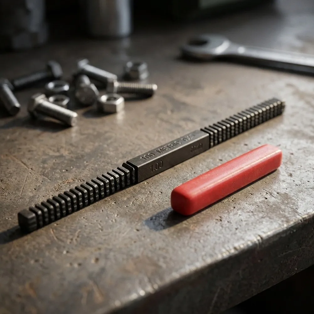 External Thread Repair Files in Alloy Material - Compact Thread Restoration Kit for DIY Enthusiasts and Professionals