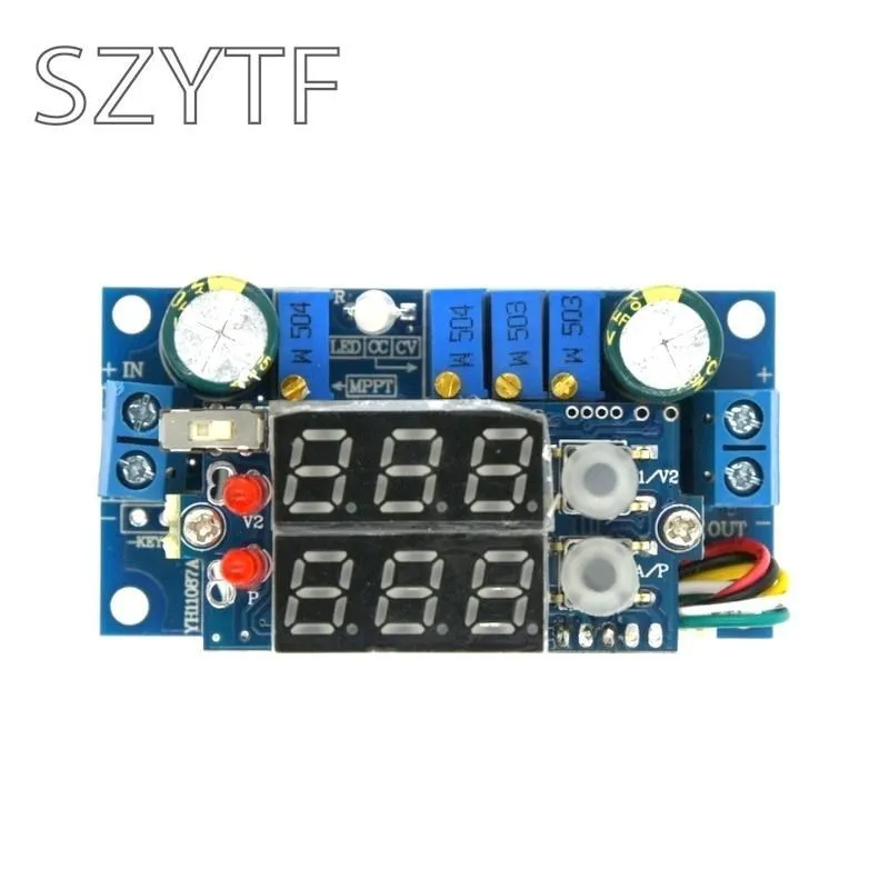 5A MPPT Solar Panel Controller DC-DC Step-down CC/CV Charging Module Display LED Regulator Controllers