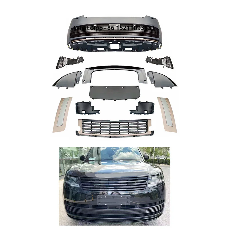 2023 Car Modification Upgrade SV Front Bumper Grille Side Fender Mudguard Body Kit fore