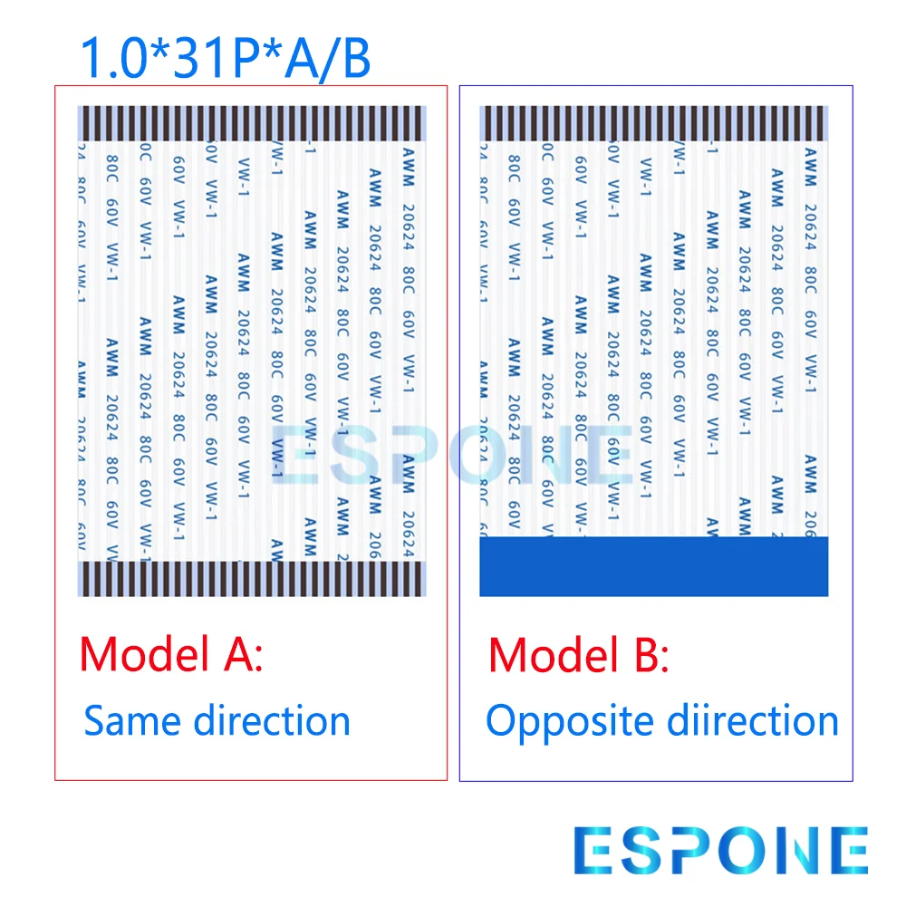 

Кабель для передачи данных ESPONE FFC плоский, длинный, 31-контактный, тип A/B, для платы принтера Galaxy Smart-color Mutoh VJ1604 1624 RJ900 - Кабель для передачи данных