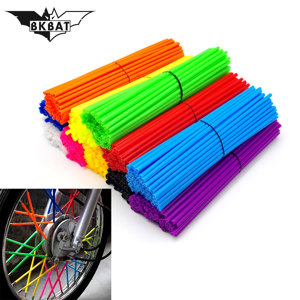 36pcs Motorcycle Wheel Spoked Protector Wraps Rims Skin Trim Covers Pipe FOR Aprilia Shiver900 Shiver SL 750 2007 2008 2010-2017