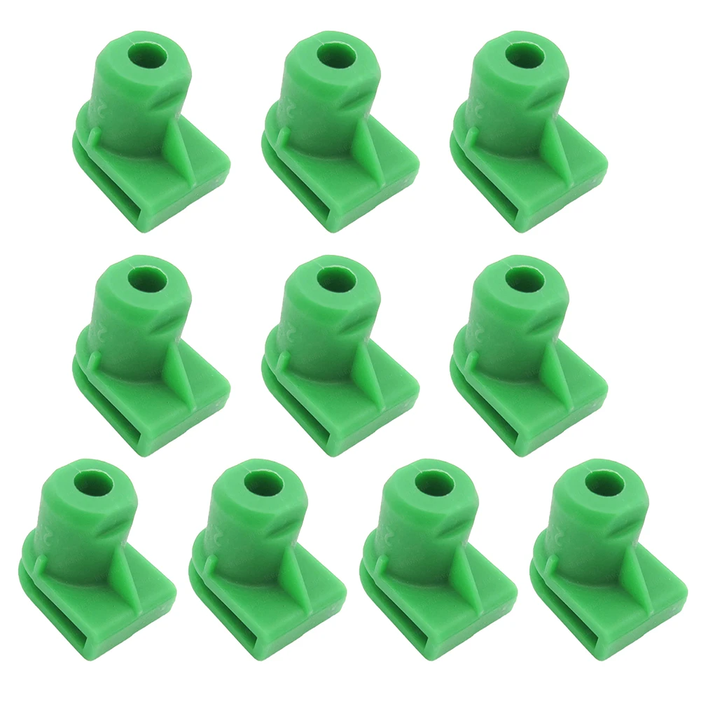 10pcs Nylon Rear Bumper Trim Fastener Clips For Volvo Vehicles 30640541 Interior Accessories Auto Fastener Clip Green