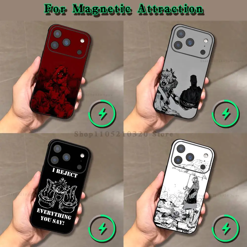 

G-Gachiakuta Phone Case For iPhone 17,16,15,14,13,12,11,Pro,Max,Plus,E,Air,Mini Magnetic Magsafe Frosted Clear