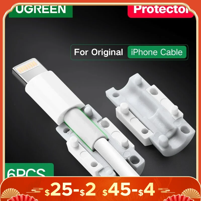 Ugreen-iphone充電器ケーブルプロテクター,usbケーブルプロテクター