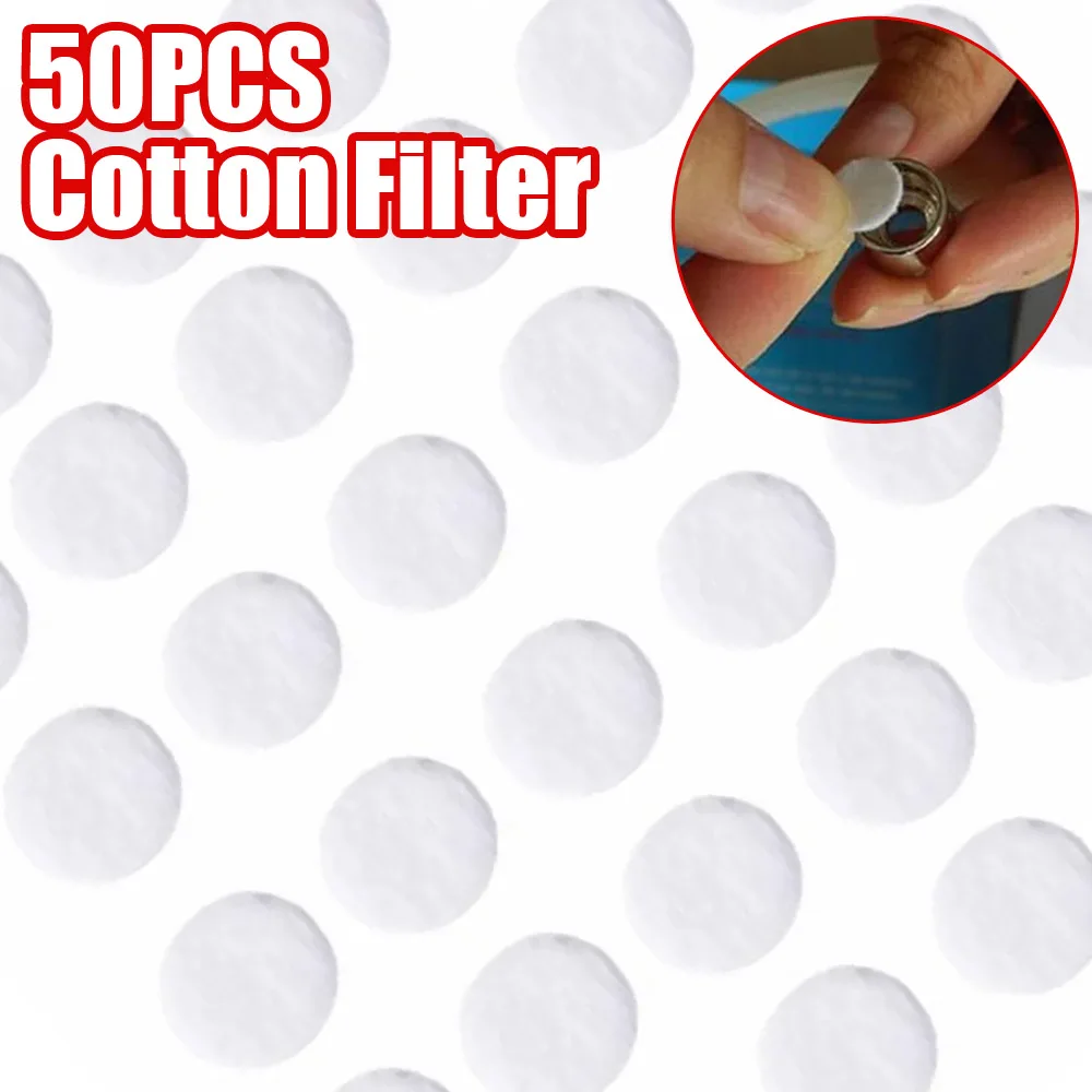 

50pcs/pack Microdermabrasion Filters Replacement Sponge Cotton Filter Round Filtering Pads for Blackhead Removal Beauty Machine