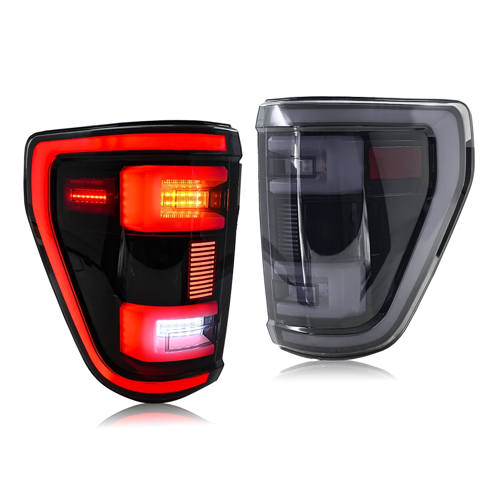 Led Tail Light for 2021-2024 Ford F-150 F150 XL STX Dynamic Turn Signal Car Upgrade Accessories Plug And Play