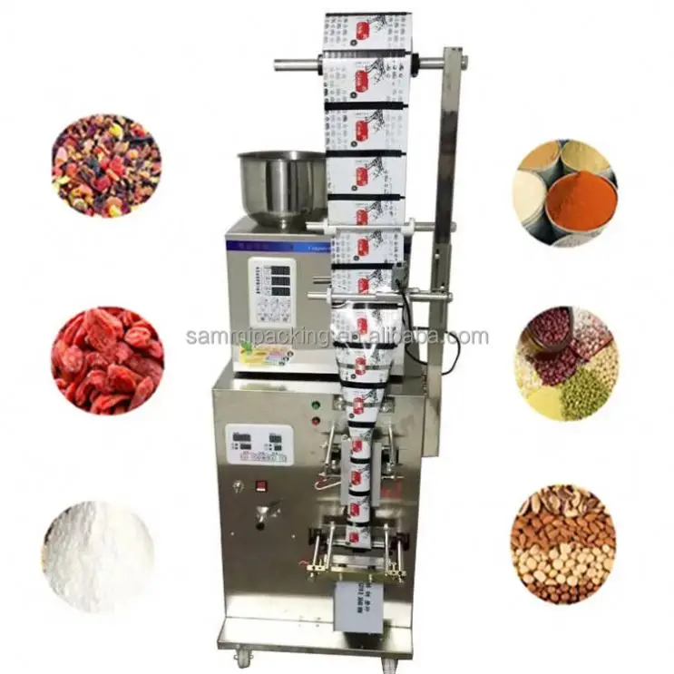 

Automatic Vertical 2g-100g PLC Controlled Food Grade Plastic Pouch Filling Machine Multi-Function Tea Coffee Electric Wood