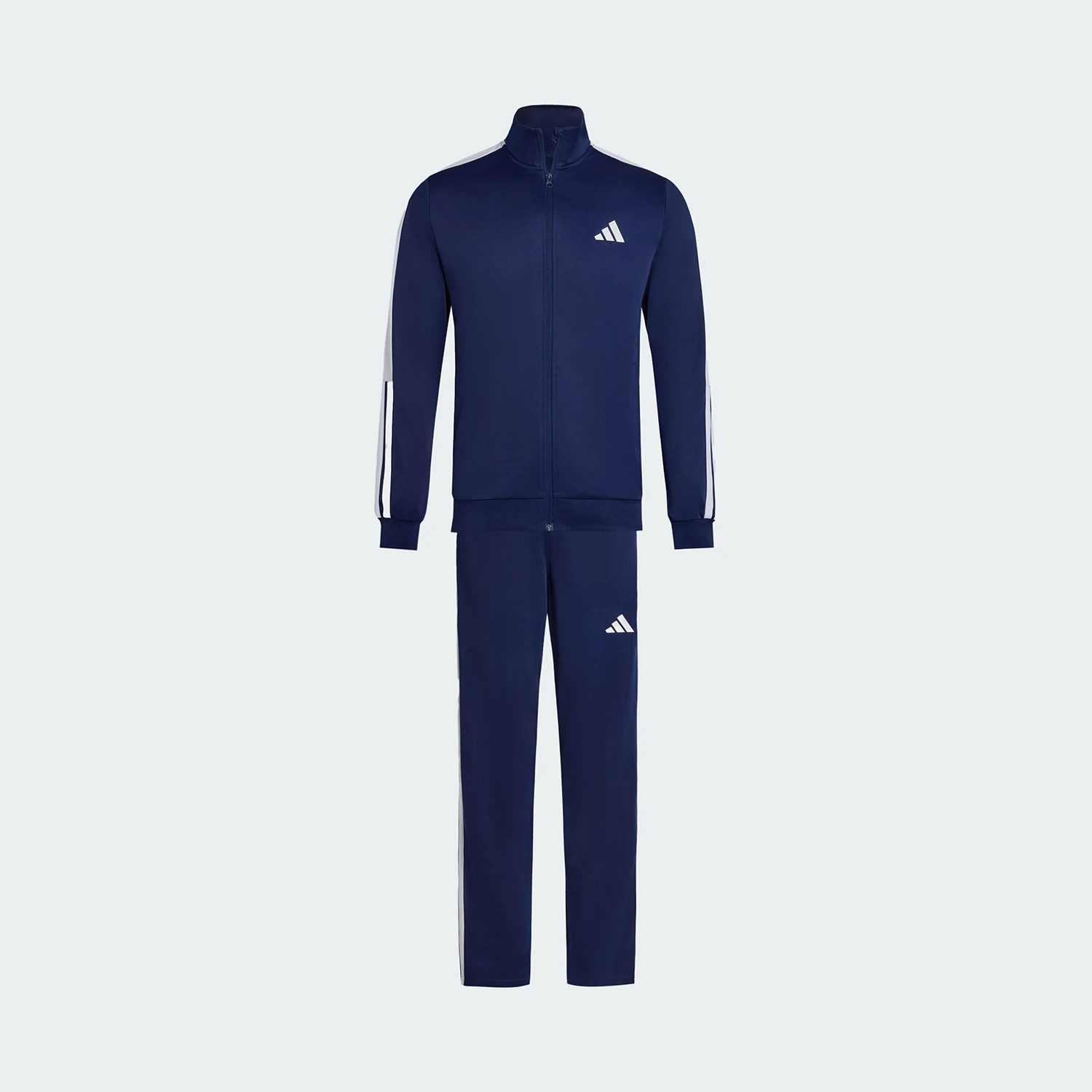 Conjunto deportivo Adidas genuino y cómodo para primavera, para hombre y mujer, con cuello alto y corte recto, modelo KC6985