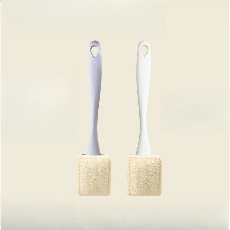 

LMM handle brush bowl old loofah flesh washing dish long handle brush pot kitchen cleaning supplies
