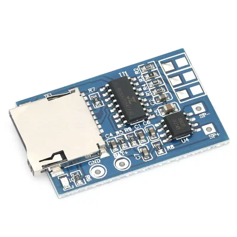 TF card MP3 decoding board decoding module 3.7-5V power supply with 2W hybrid mono memory player