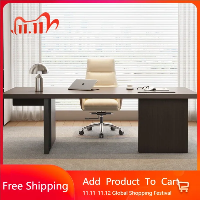 Aesthetic Organizer Study Computer Desks Standing Home Office Executive Wooden Table Study Italian Tavolo Living Room Furniture