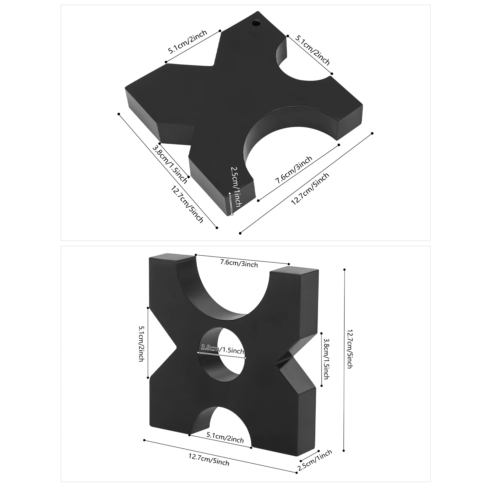 2 قطعة H-شكل متجر هيدروليكي الصحافة لوحة 12.7*12.7*2.5 سنتيمتر الحديد أربور الصحافة لوحة H-الإطار متجر الصحافة لوحة مع أربعة فتحة