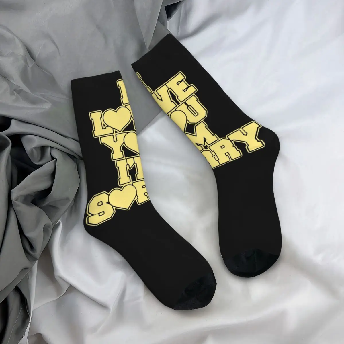 Casual Men's Women's I Love You I'm Sorry The Secret Of Us Tour Gracie Abrams Socks Product Soccer Socks Cotton Wonderful Gifts