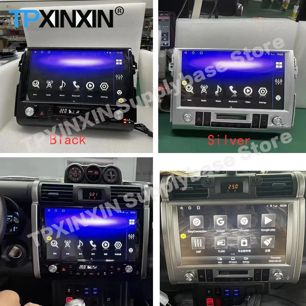 

13.3 Inch Car Radio Stereo Receiver Android For Toyota FJ Cruiser 2007 2008 2009 2010 2011 2012-2021 GPS Navi Player Head Unit