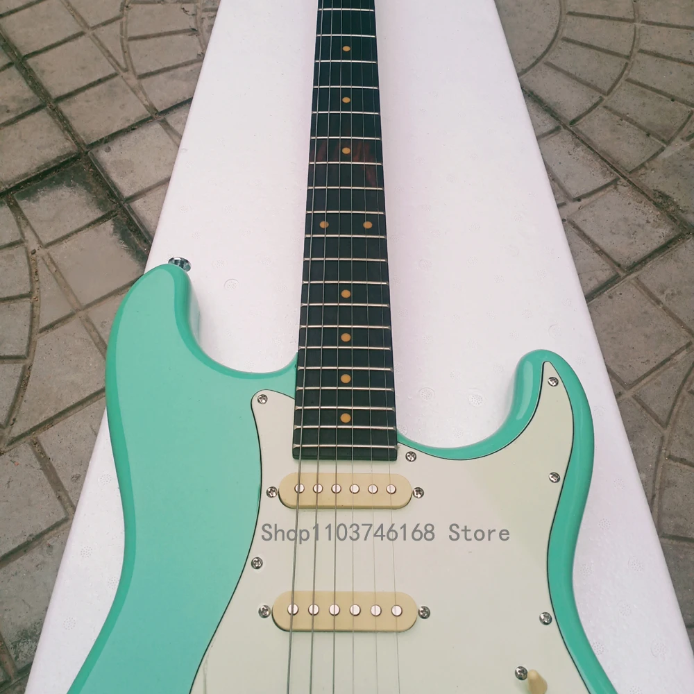 In stock/Shipment within 48 hours/S-home Classic  Seafoam Green 6-string electric guitar/HSS/Free shipping