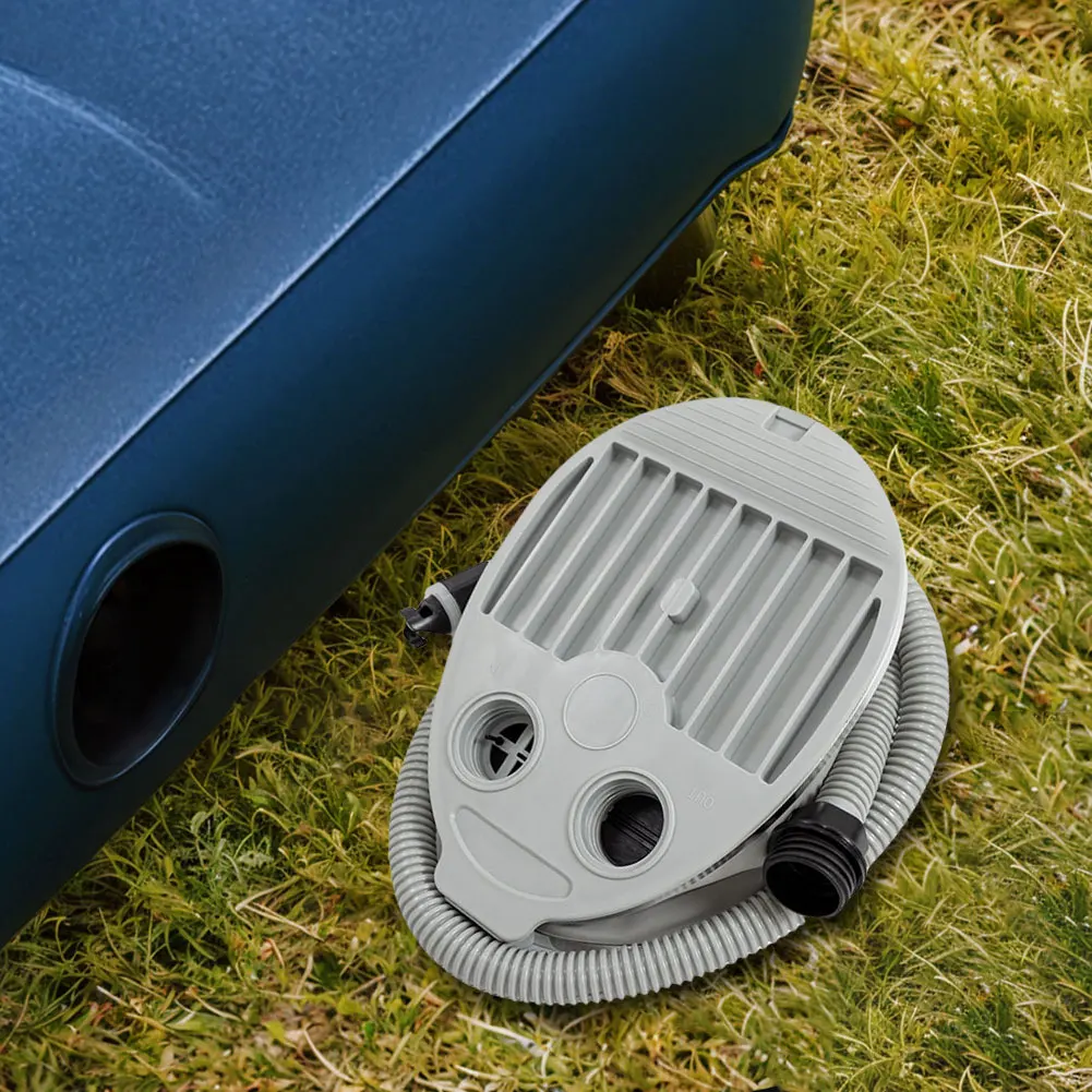 5L Boat Foot Pump High Volume High Pressure Foot Pump Anti-Slip Portable Air Inflator for Inflatable Boats Beds Swimming Rings