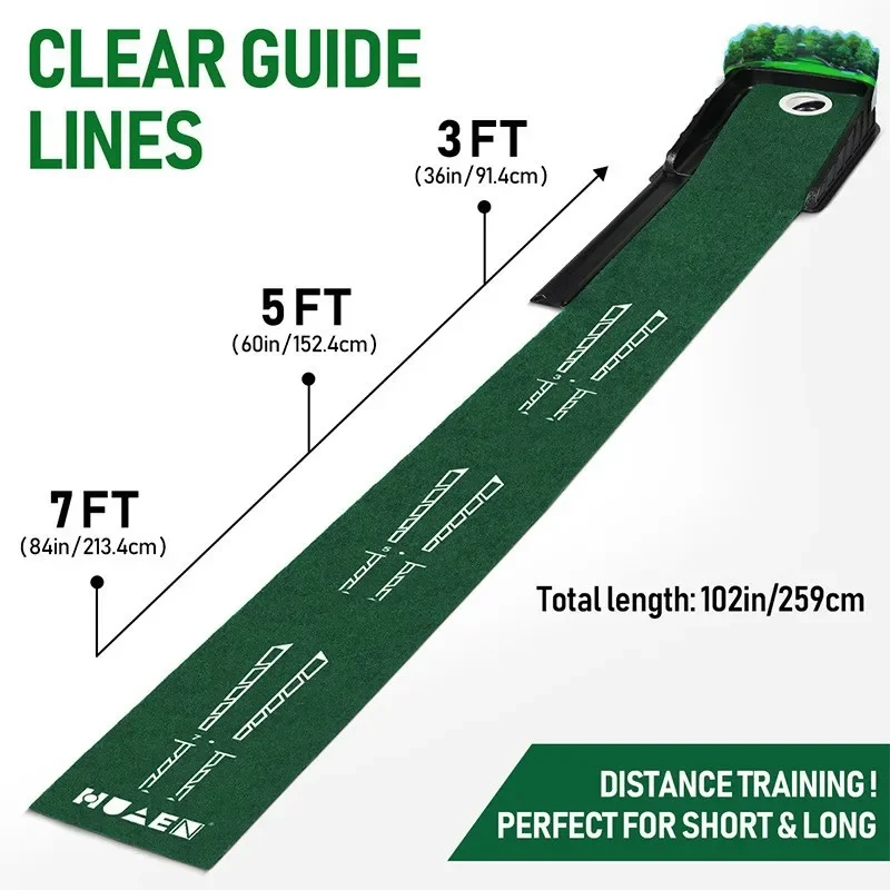 New single hole 3D arrow cross-border spot portable golf green indoor and outdoor putter practitioner manufacturer