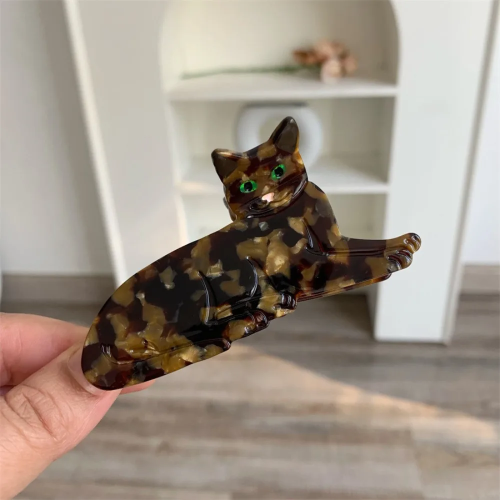 

Cute Acetic Acid Acetate Cat Hair Claw Cartoon Korean Style Kitten Claw Clip Hair Accessories Headdress Animal Shark Clip Girls