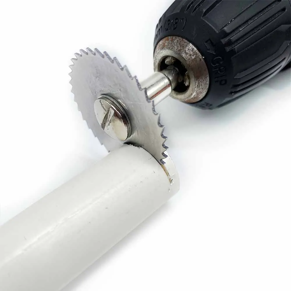 7pc 高速度鋼丸鋸刃木工金属切断刃電気ドリル小型鋸刃ツールセット 3.2 ミリメートル