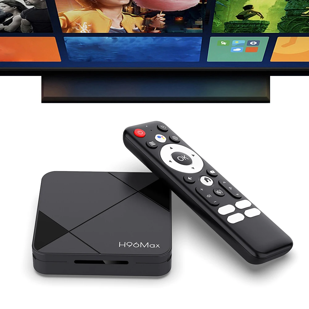 

Android 14 Home Video Player RK3518 Quad Core Wifi6 Set Top Box Voice Remote Control Mouse Assistant