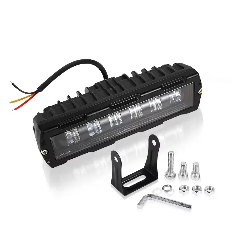 

Fine For ATV SUV Truck Tractor 12V 24V 6 Inch 7D LED Light Bar Offroad Driving Running Light Work Lamp Fog Lights Car Motorcycle