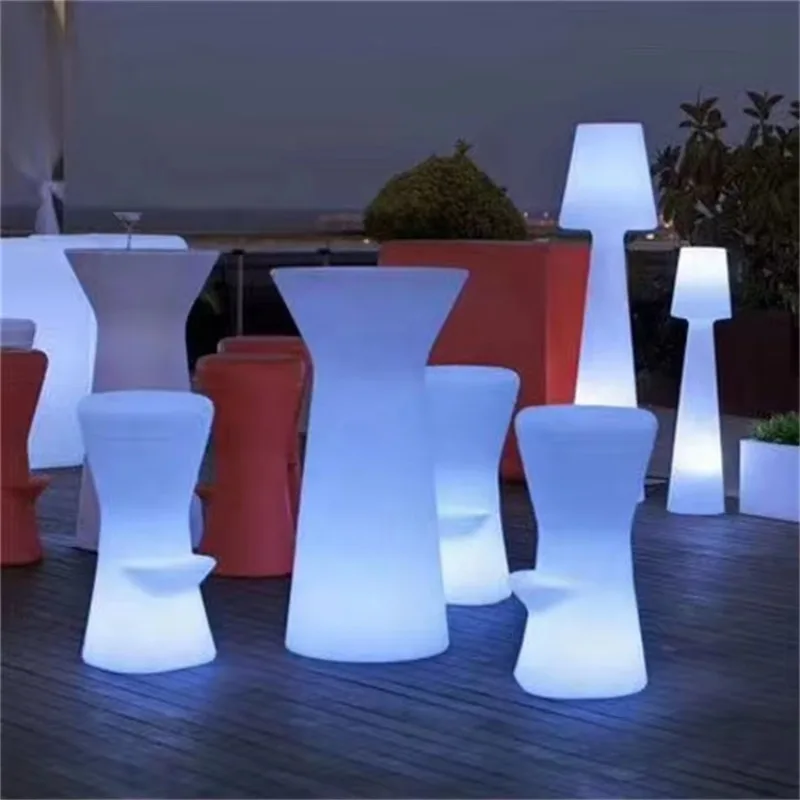 

Manufacture for Wedding Party LED bar Furniture LED bar Table Fantastic bar Counter Cocktail Table