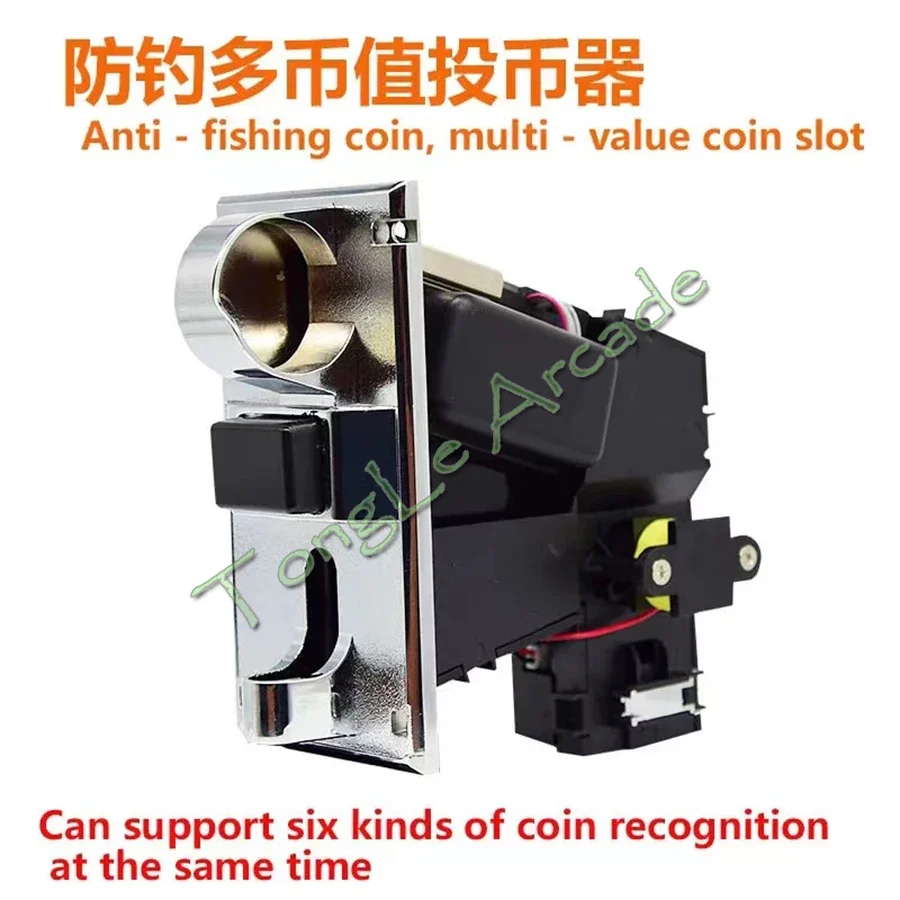 

Многомонет приемник Быстрый бросок анти Чит принять 6 монет Селектор для торговых автоматов механизм аркадных игр панель из цинкового сплава