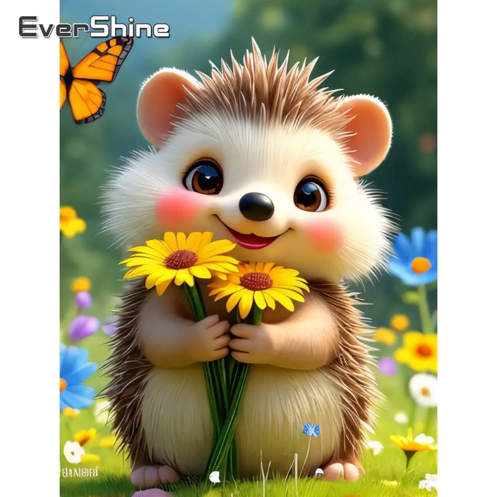 Evershine Diamant-Malerei, Hund, Tier, Strass-Bilder, Cartoon-Diamant-Stickerei, Brücke, buntes Kunsthandwerk, handgefertigtes Geschenk
