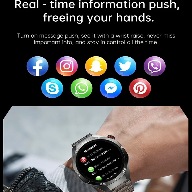IMOSI 新しいアウトドアスポーツスマートウォッチメンズ 360*360 HD ディスプレイ心拍数フィットネス防水ビジネス Bluetooth 通話 Ftiness 腕時計