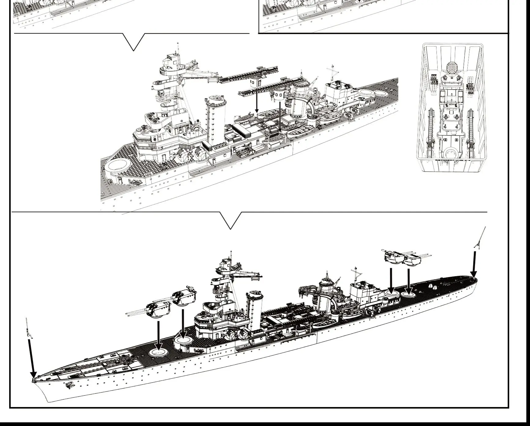 

Франция Navy Colbert Cruiser SSMODEL SSC584 1/350 1/700 1/200 1/144 Военная миниатюрная статическая модель