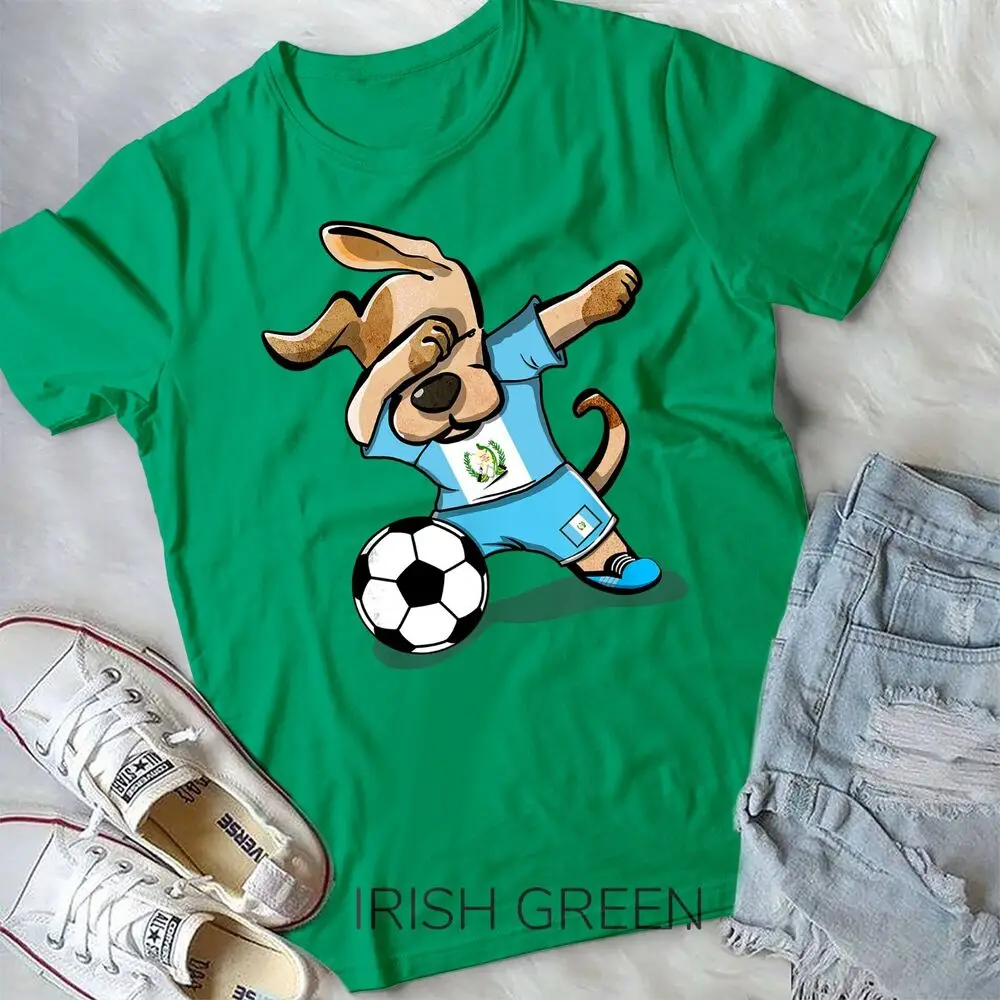 Dog Dabbing Guatemala Soccer Jersey Shirt Football Lover Tee Unisex T-shirt