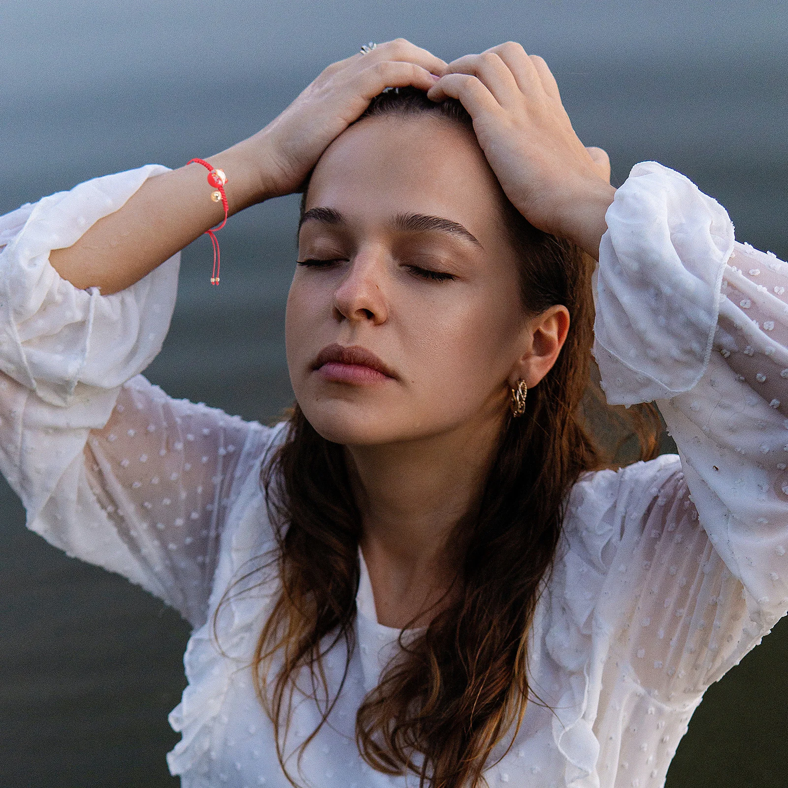 2 قطعة أساور منسوجة صينية أنيقة للنساء أساور منسوجة بخيوط طويلة مصنوعة بحرفية جيدة