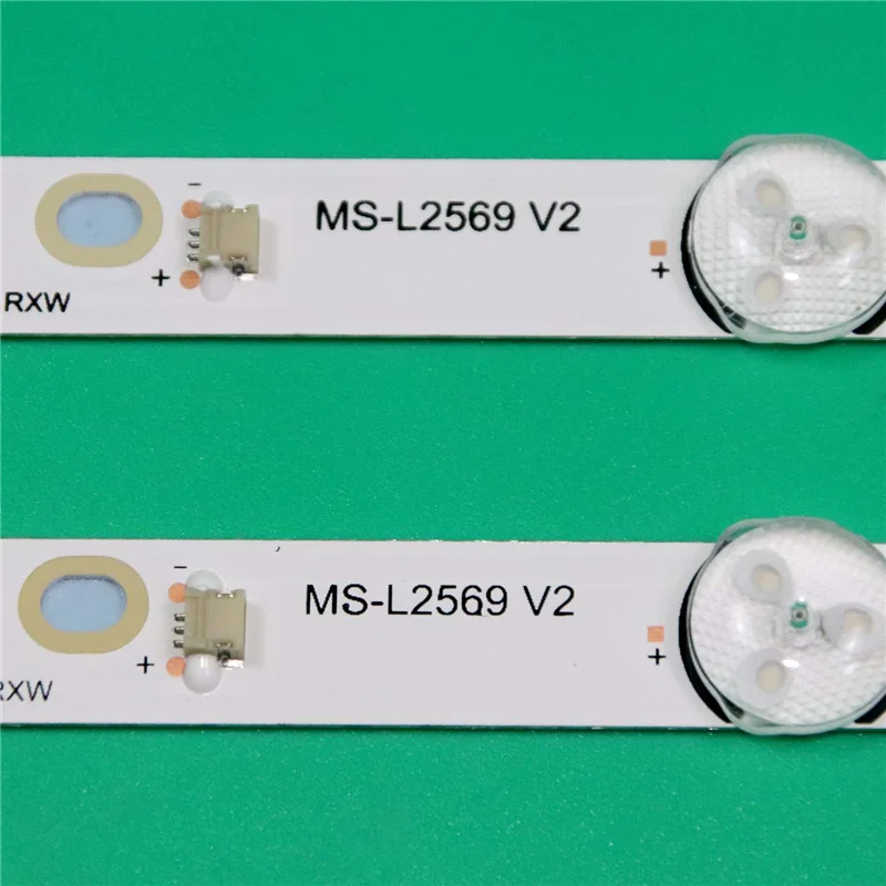 2 pz/set 580mm nuova TV LED corsie Bar Per PTV32N87 PTV32N87SA Striscia di Retroilluminazione MS-L2569 V2 Array Banda Righelli Tavole Matrix Tape