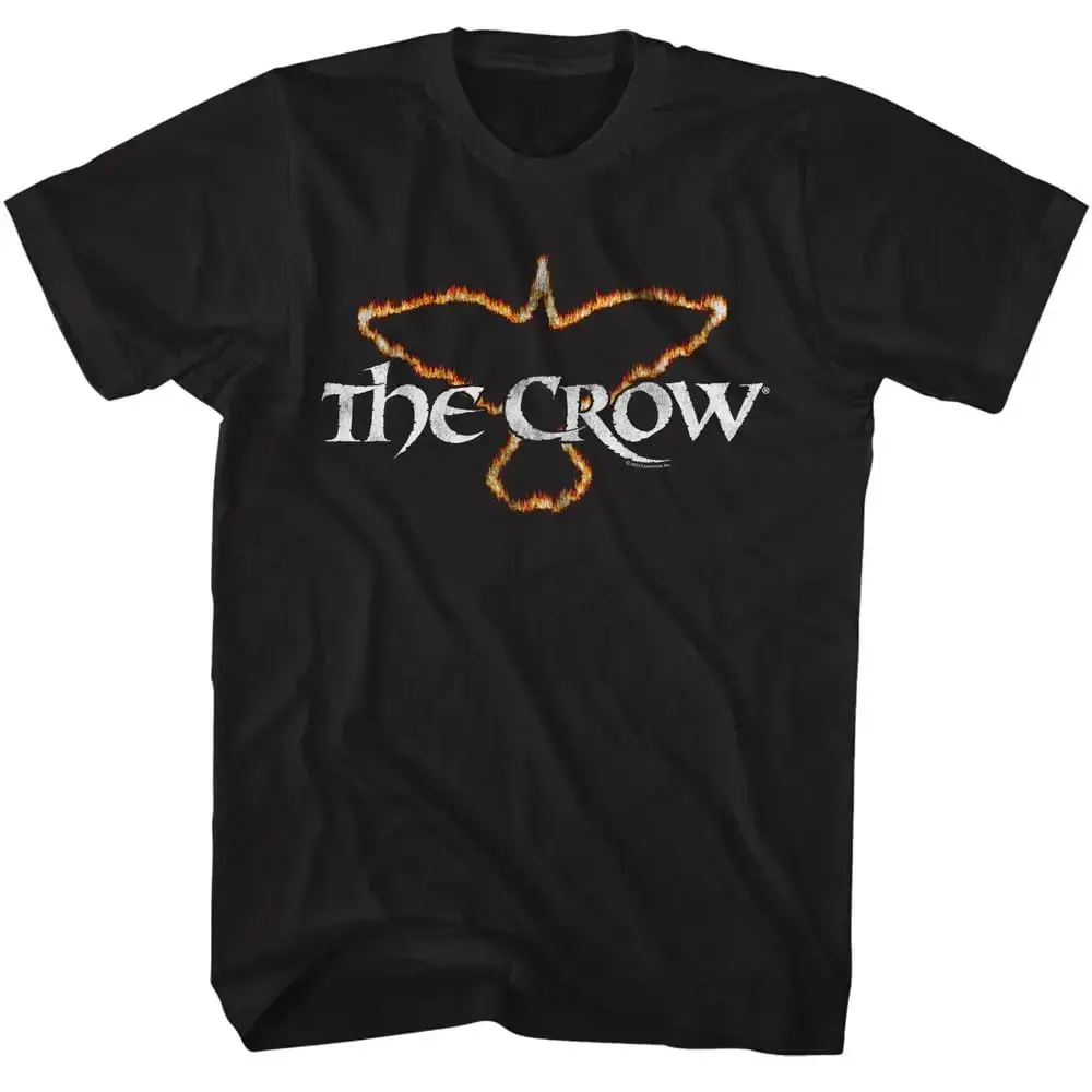The Crow T-Shirt Eric Draven Gothic Oversized Streetwear Horrorfilm 80er Jahre Klassischer Grafikdruck Kurzarm Lässige lockere T-Shirts – Detail 5