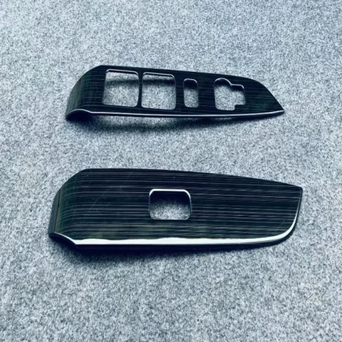 Для Suzuki Solio/Solio Bandit 2021 2022, подлокотник передней двери из нержавеющей стали, кнопка подъема окна, крышка панели управления переключателем управления стеклом