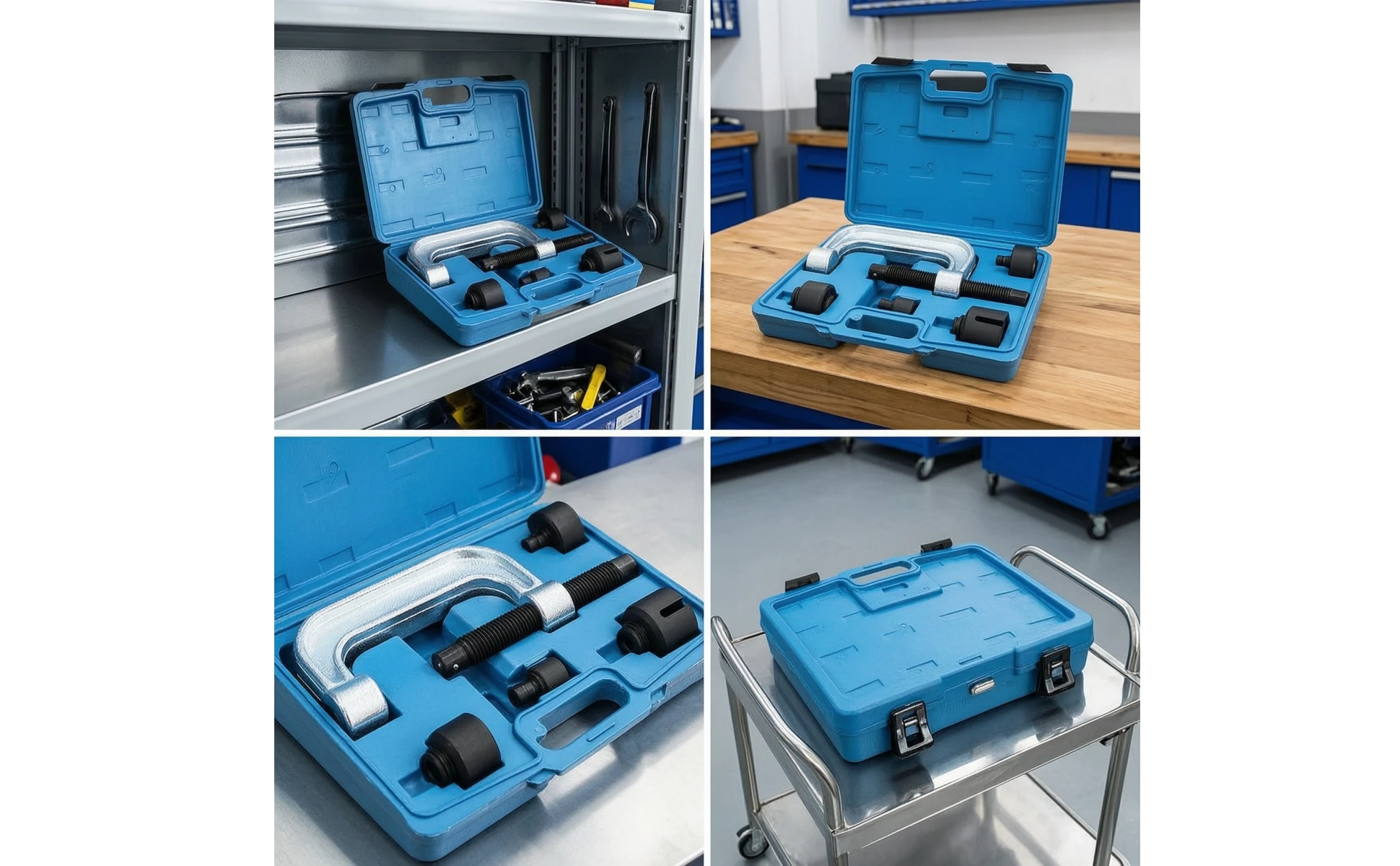Ball Joint Press Tool Kit Manual Ball Joint Press Set Puller Professional-Grade Portable for Mechanics, Chassis Repair