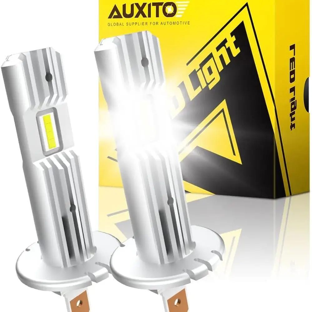 

Upgraded H1 LED Bulb, 1:1 Mini, No Adapter, Easy Install, 6500K Daylight, H1 LED Kit for Fog Lights, Canbus Compatible, Plug and